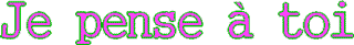 Gif animé je pense à toi effet optique